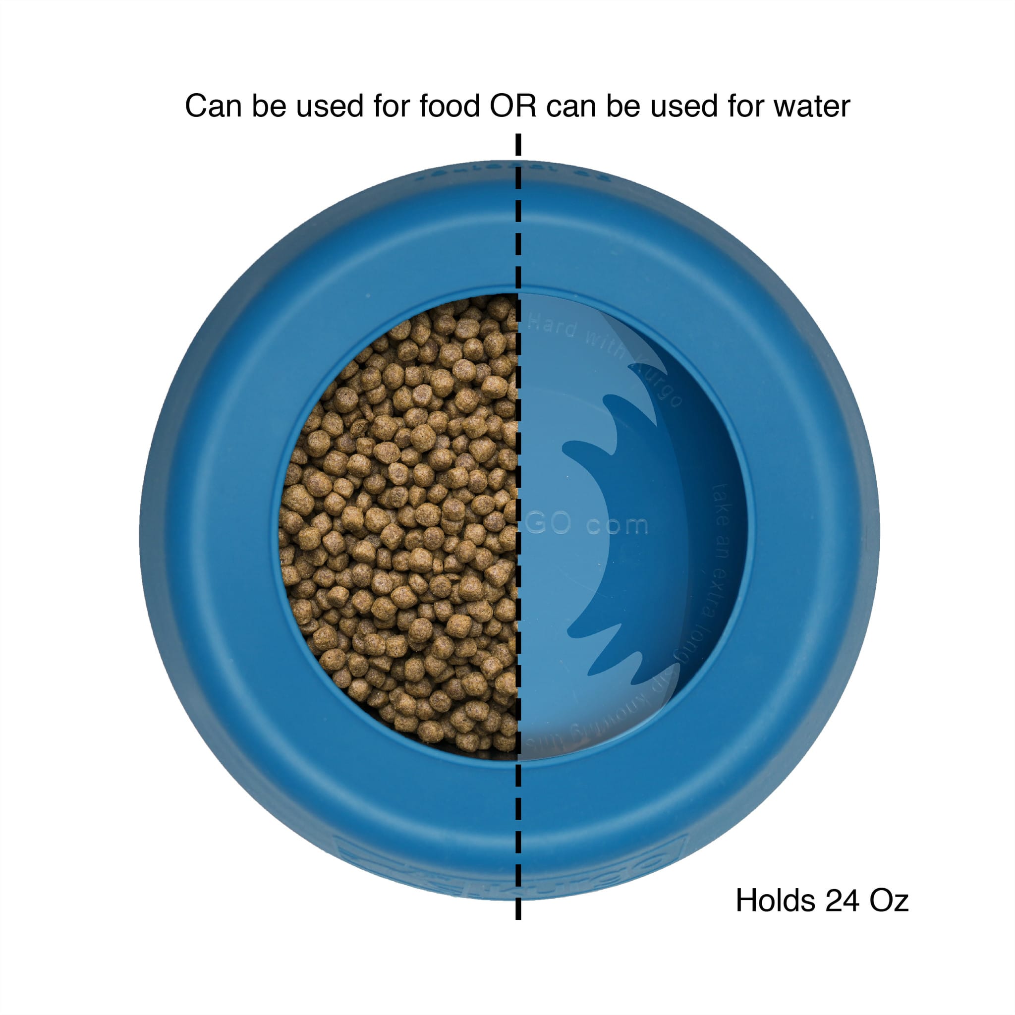 Kurgo - Splash Free Bowl - kleur blauw - Afbeelding 2