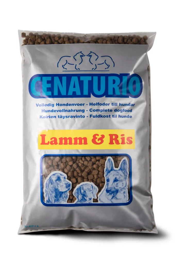 Zak Cenaturio Lam en Rijst hondenvoer voor gevoelige darmen en huid