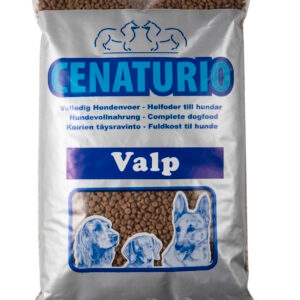 Zak Cenaturio Valp puppyvoer, volwaardige voeding voor de gezonde groei en ontwikkeling van jonge honden.